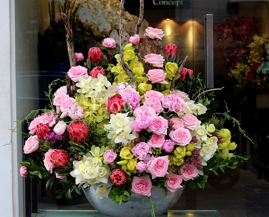 Bình hoa chúc mừng - FBVA 058