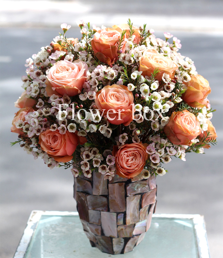 Bình hoa khảm trai - FBVA 038