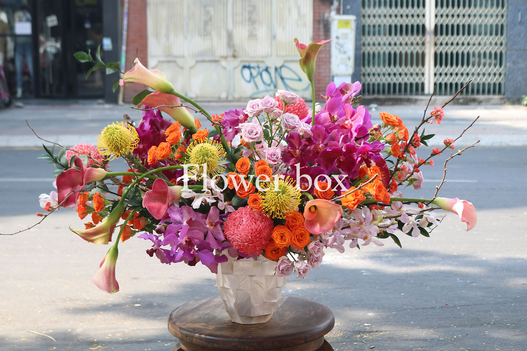 Bình hoa khảm trai - FBVA 046