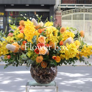 Bình hoa khảm trai - FBVA 054