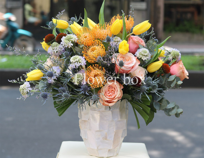 Bình hoa khảm trai - FBVA 059