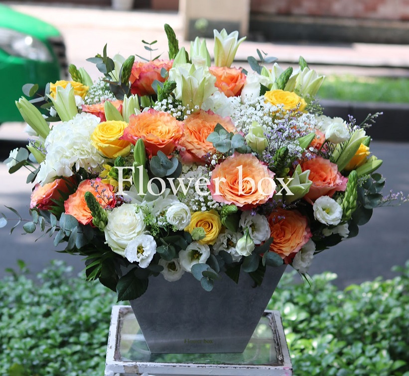 Hộp Hoa Sơn Mài - FBTB 004