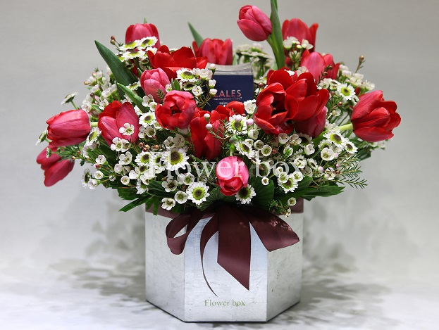 Hộp Hoa Sơn Mài - FBTB 010