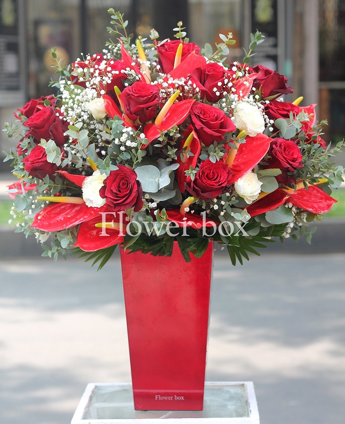 Hộp Hoa Sơn Mài - FBTB 016