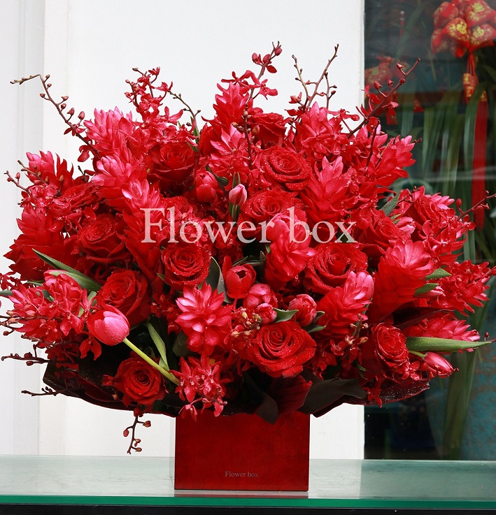 Hộp Hoa Sơn Mài - FBTB 030